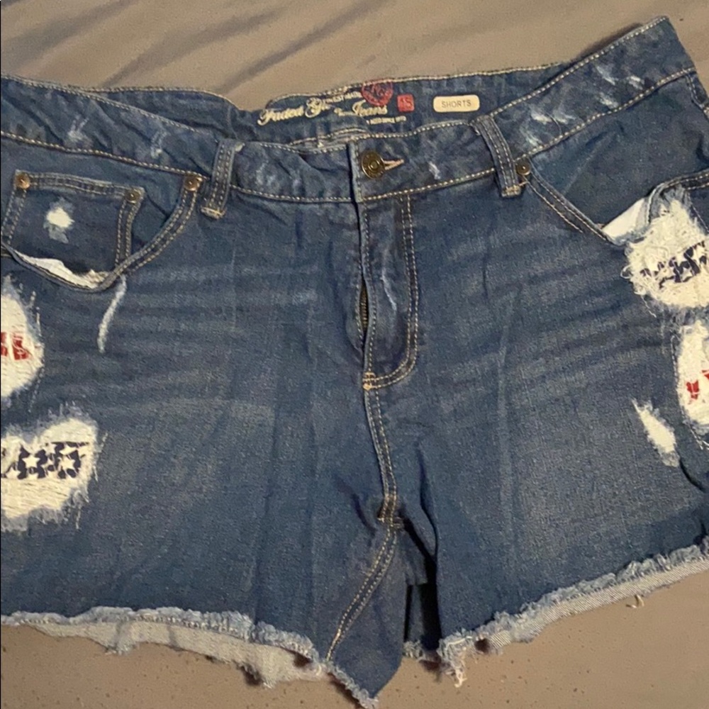 American flag peep shorts!